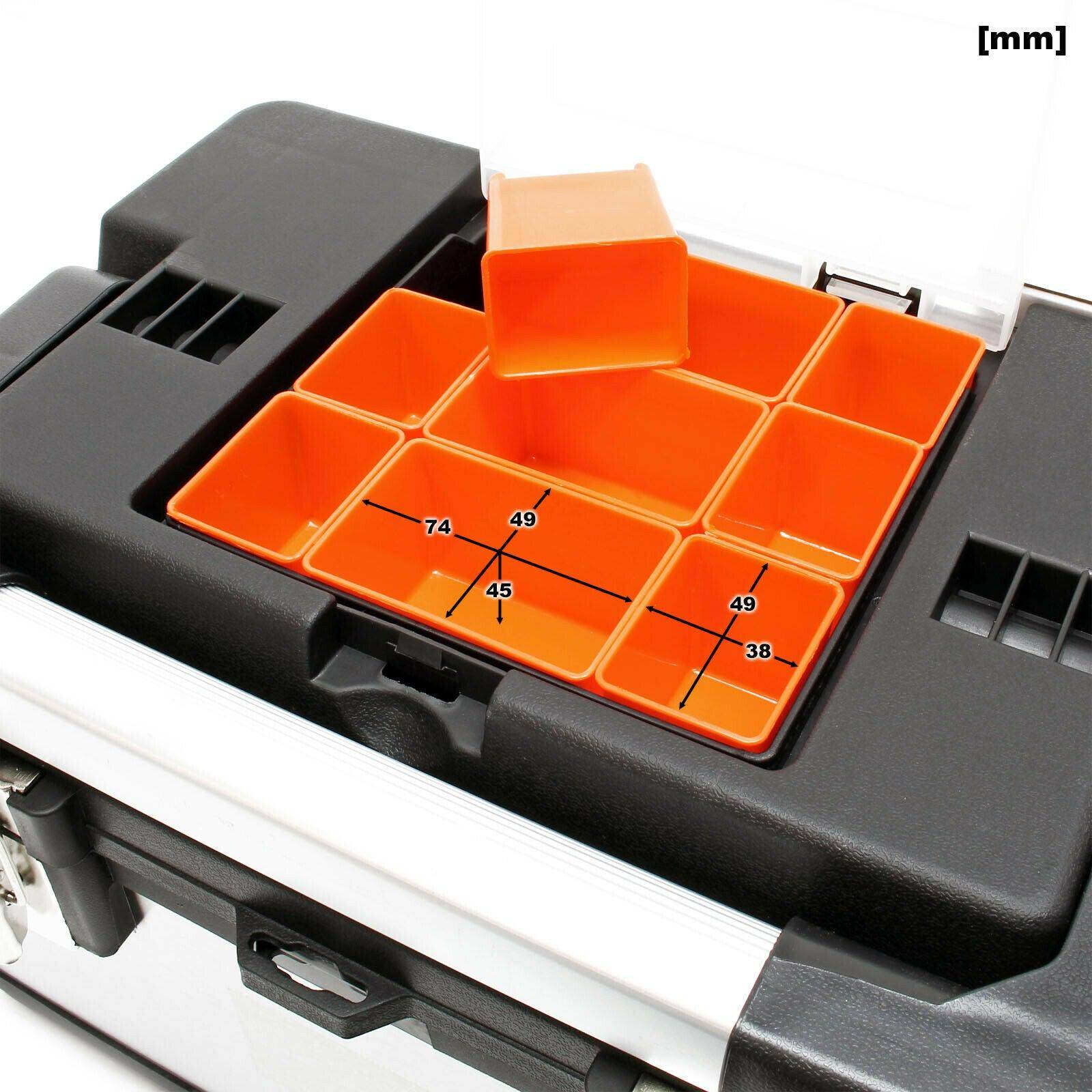 Helloshop26 - Boite caisse à outils 38 cm porte-outils mallette acier affiné avec poignée - Imagen 3