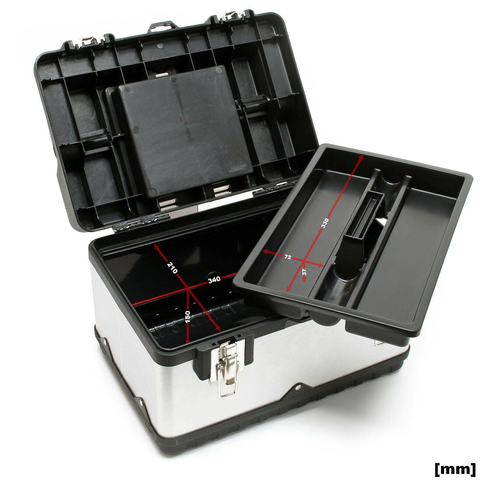 Helloshop26 - Boite caisse à outils 38 cm porte-outils mallette acier affiné avec poignée - Imagen 4