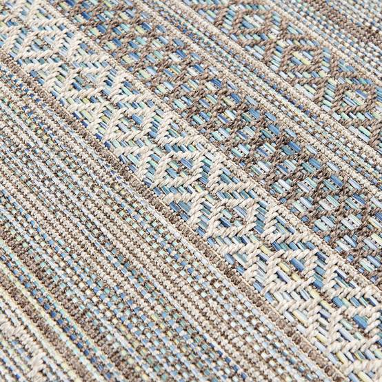 Oviala - Tapis rectangulaire en polypropylène 80x150 cm gris Urda - Oviala - Imagen 5