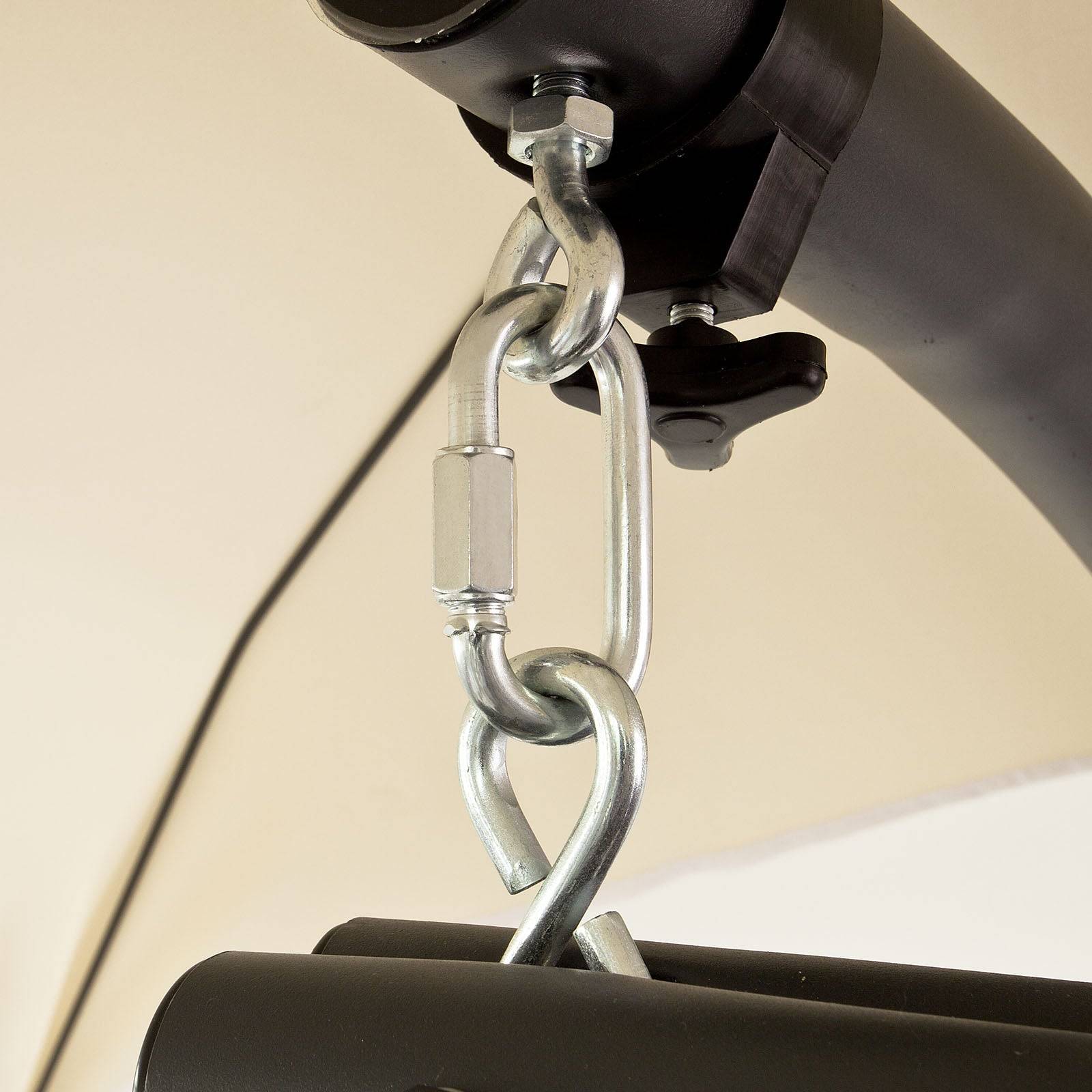Fauteuil Suspendu Balançoire Suspendue Beige L.210 x l.70 x H.49 cm  SoBuy - Imagen 5
