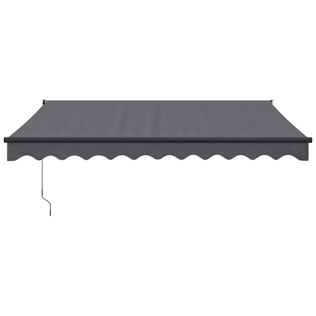 Auvent rétractable mural aluminium patio ombre rafraîchissante anthracite 3,5x2,5 m - ComfortXL Outdoor Living - Image 3