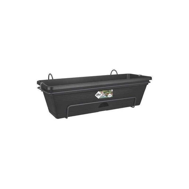 Elho - Elho Balconniere Green Basics Allin1 50 - Exterieur + Balcon - L 25,7 X W 47,3 X H 16,7 Cm - Vivre Noir - Imagen 2