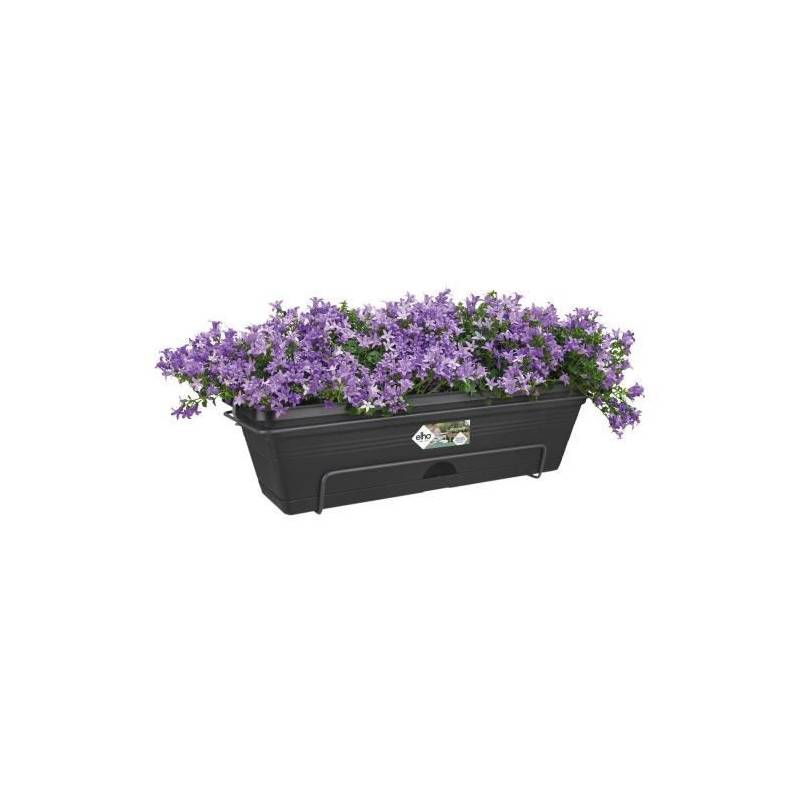Elho - Elho Balconniere Green Basics Allin1 50 - Exterieur + Balcon - L 25,7 X W 47,3 X H 16,7 Cm - Vivre Noir - Imagen 3