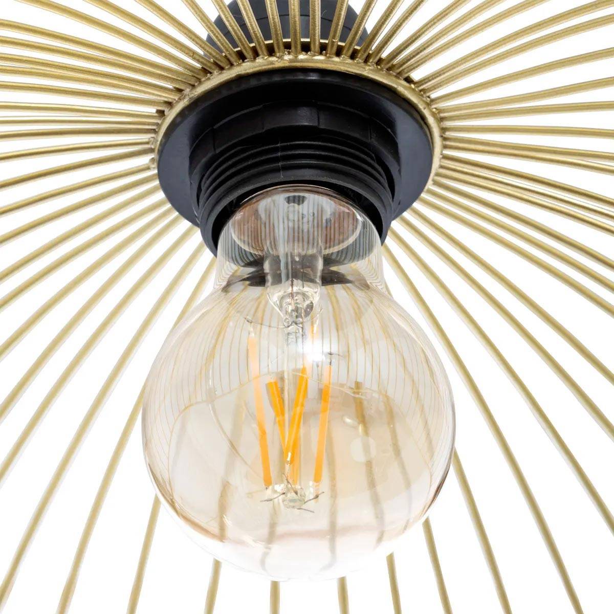 Lampe Suspension Design en Métal "Galt" 34cm Doré - Image 3