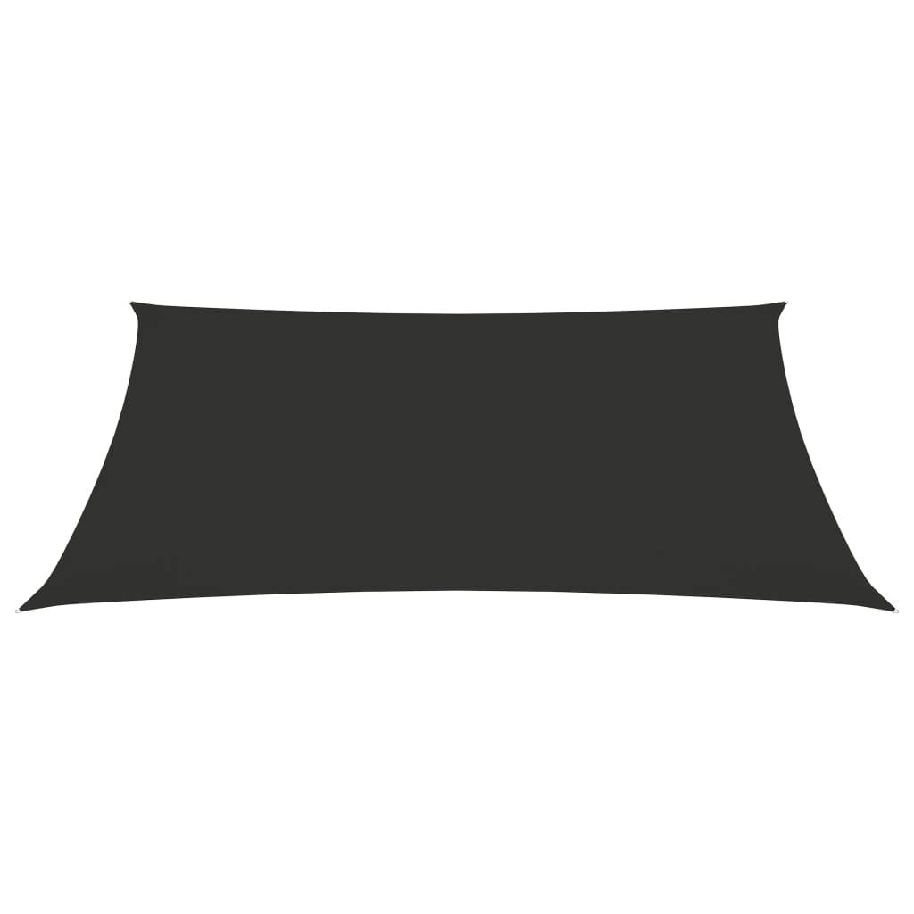 Helloshop26 - Voile toile d'ombrage parasol tissu oxford rectangulaire 6 x 7 m anthracite - Imagen 2