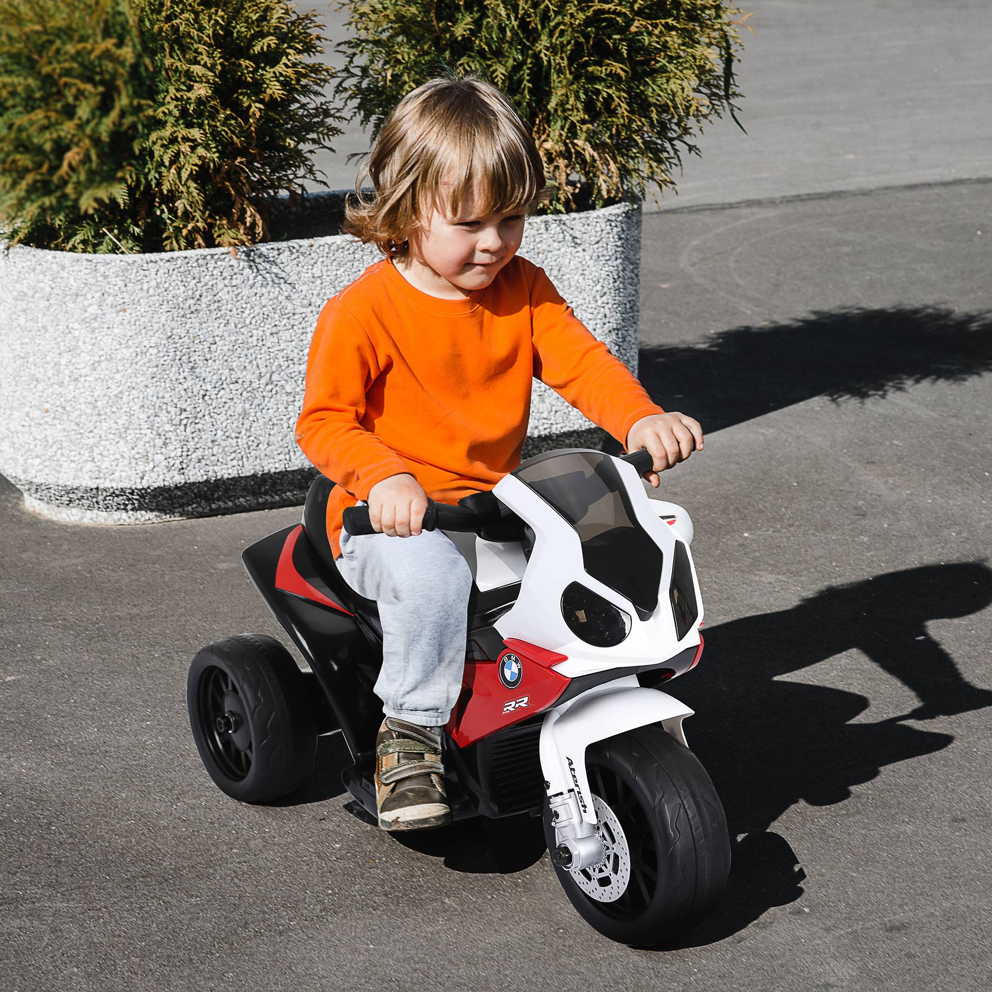 Moto Électrique Enfant BMW S1000 RR Sous Licence, 3 Roues, 6V, Lumières et Sons, 2,5 km/h - Image 3