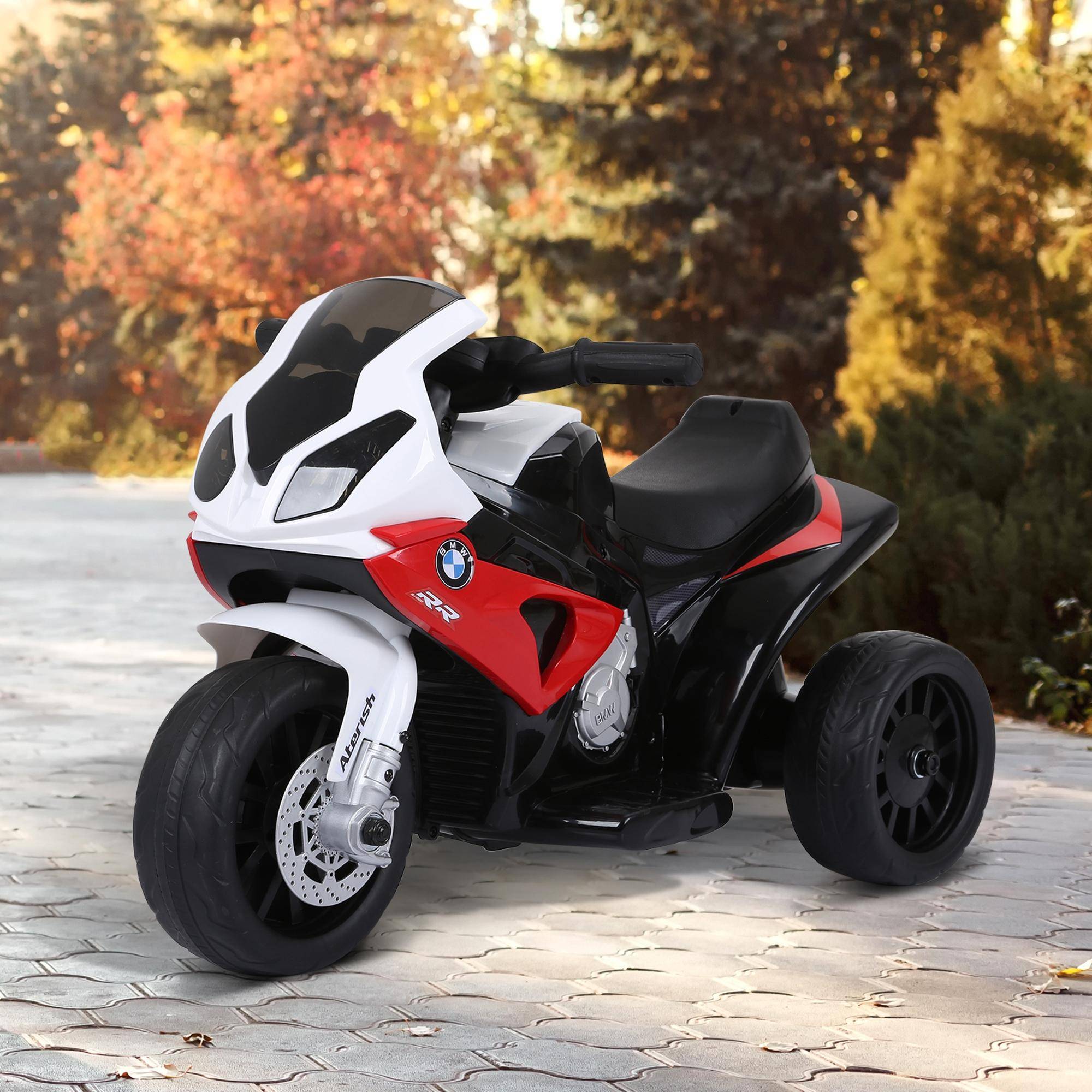 Moto Électrique Enfant BMW S1000 RR Sous Licence, 3 Roues, 6V, Lumières et Sons, 2,5 km/h - Image 4