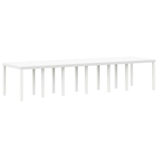 Grand Salon de Jardin 15 pcs Poly Rotin Confortable pour Grande Tablée Blanc – ComfortXL Outdoor Living - Image 6