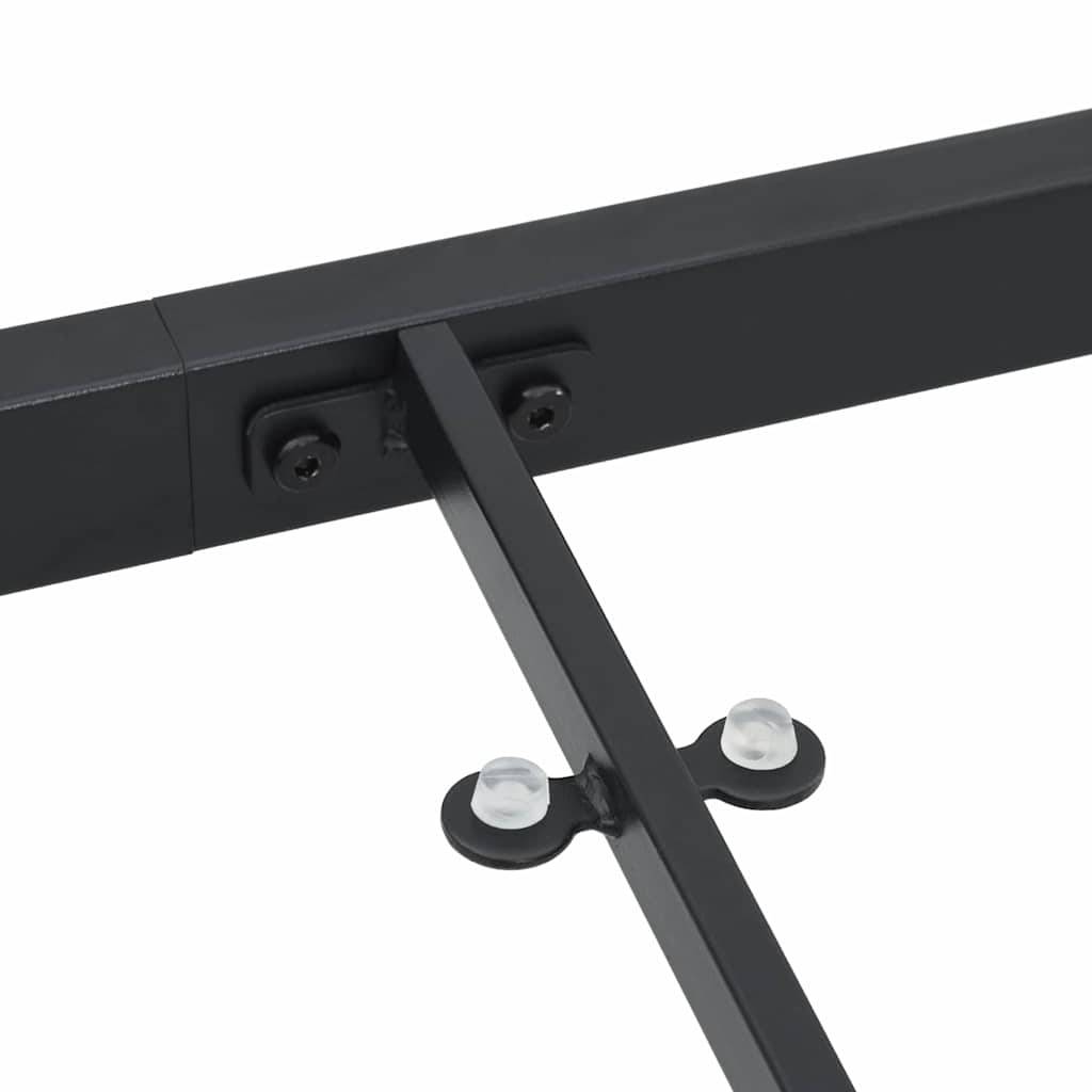 ComfortXL - Table de Jardin Carrée 80x80cm en Métal Noir et Verre Trempé, Table de Repas pour 4 Personnes, Style Moderne – ComfortXL Outdoor Living - Image 9