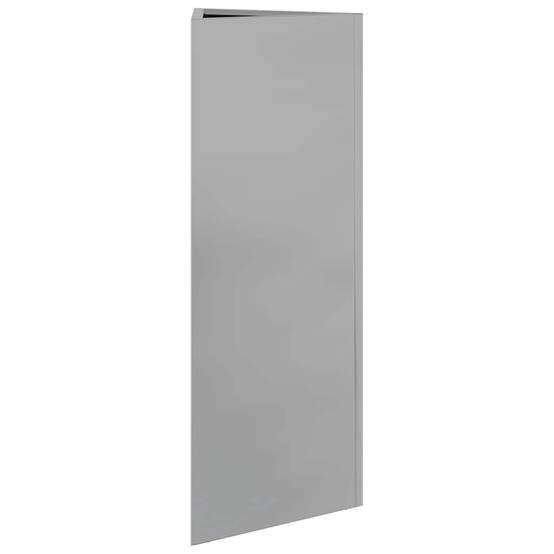 Jardinière triangulaire acier galvanisé gris 30 x 26 x 75 cm - PANGIVO - Image 4