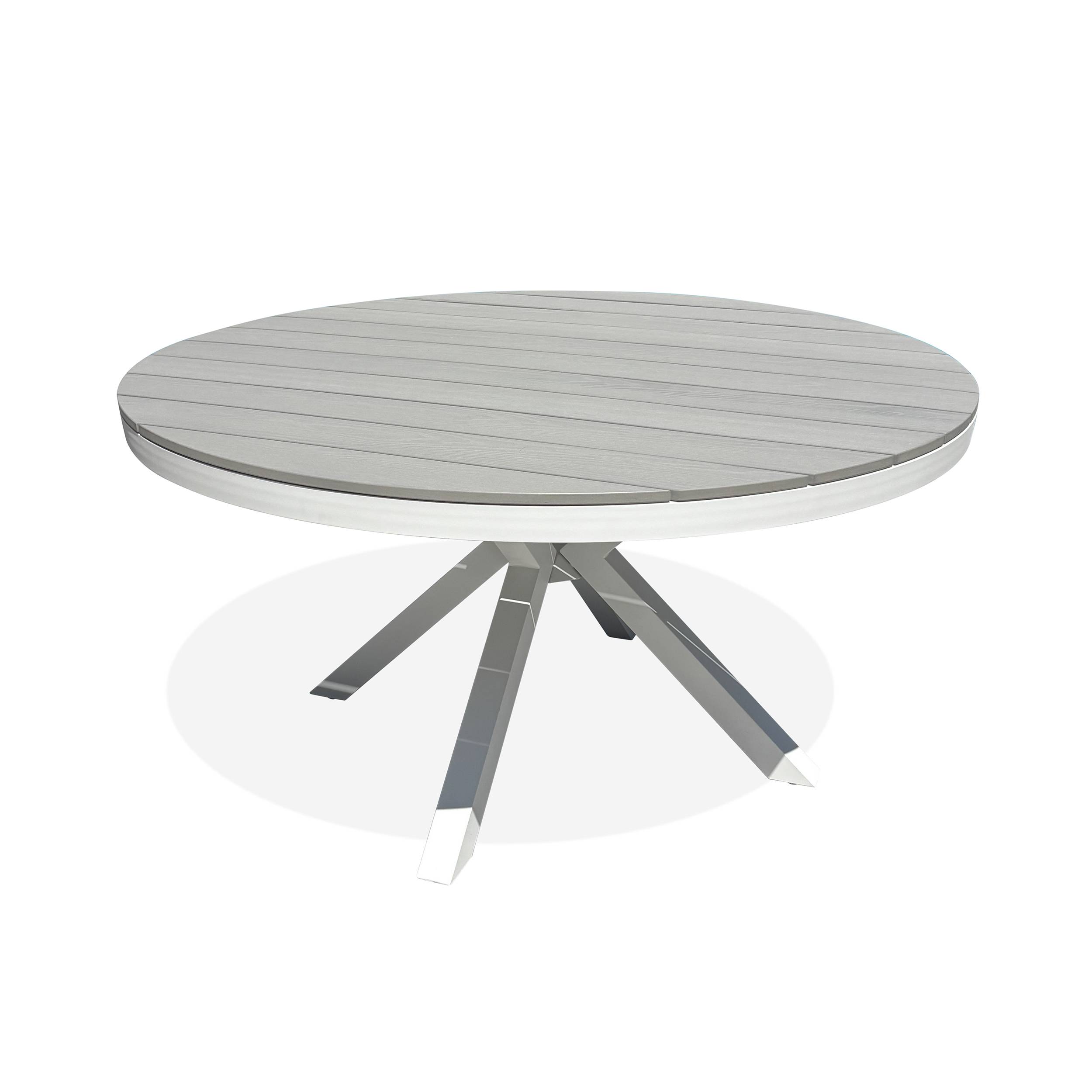 REMARQUABLE - Table de jardin ELBA aluminium- BLANC - REMARQUABLE