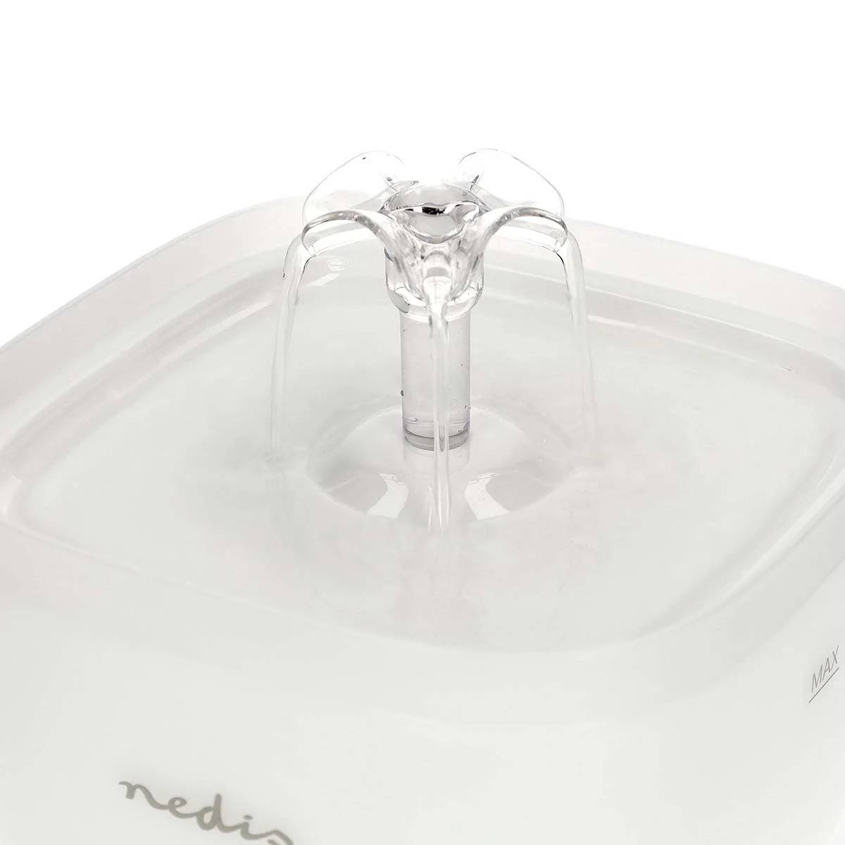 Fontaine à Eau pour Chat et Petit Chien 2L Filtre Pompe USB 40 dB 2 Filtres Inclus Abreuvoir Automatique Nedis - Image 2