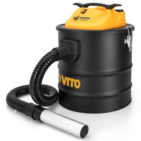 Aspirateur de cendres 1400W 18L + 2 Filtres HEPA Fonction Souffleur Tornado VITO - Image 2