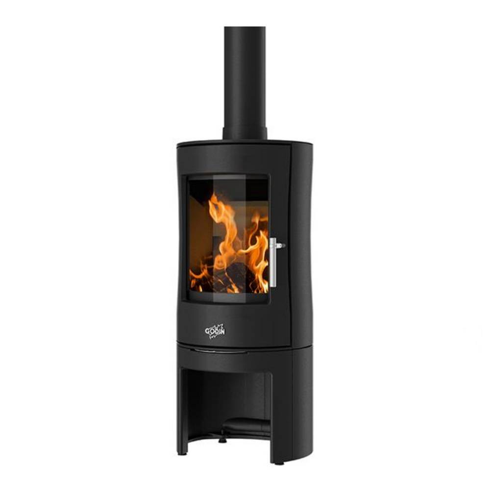 Poêle à bois fonte 8.5kw anthracite 388144ANTH Godin - Imagen 1