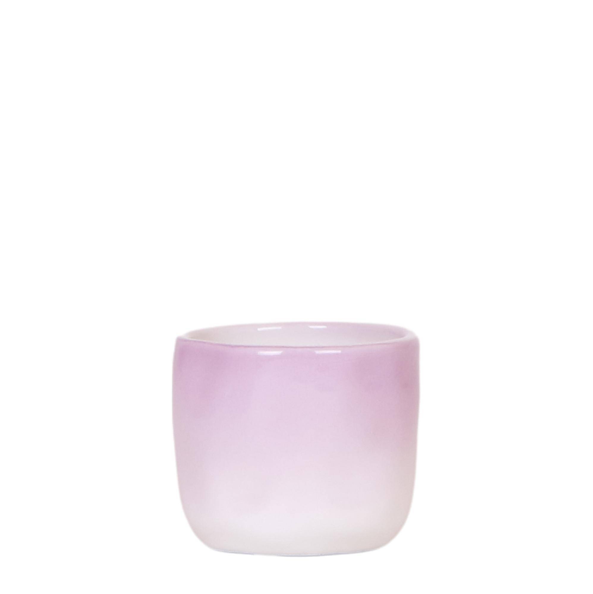 Cache-pot céramique dégradé - camaïeu tout en douceur - Pot de 6cm - rose - Image 1