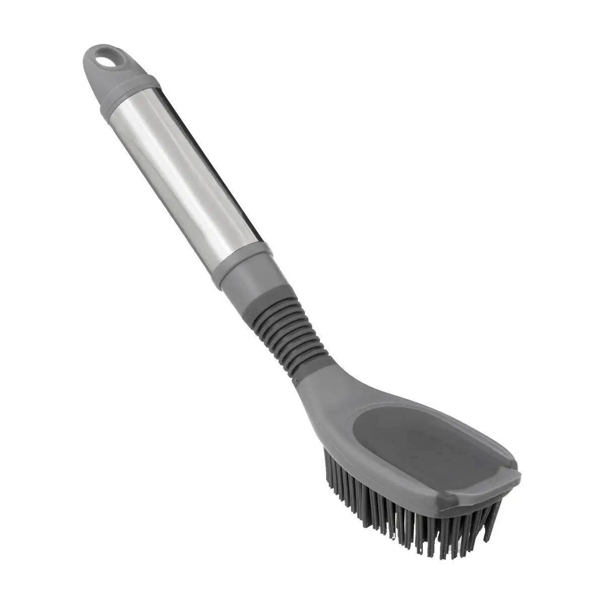 Brosse à Vaisselle "Rubber" 24cm Gris & Argent - Image 1