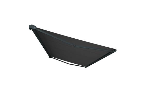 Ombrazur - Store banne Coffre intégral PROTECT 2 Gris Anthracite 5x3,5m Motorisé à télécommande - Toile Grise Anthracite OMBRAZUR - Imagen 1