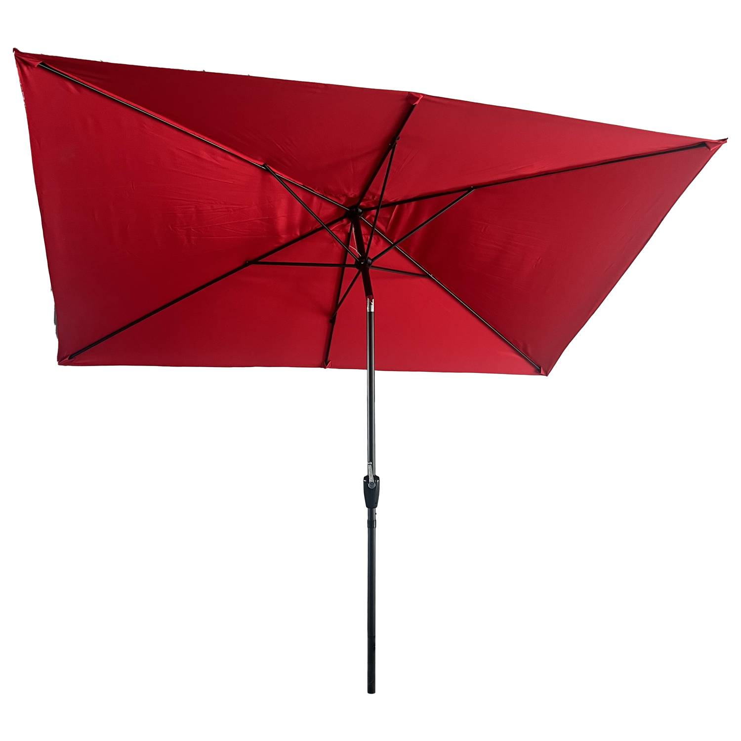 Happy Garden - Parasol droit HAPUNA rectangulaire 2x3m rouge - HAPPY GARDEN - Imagen 4