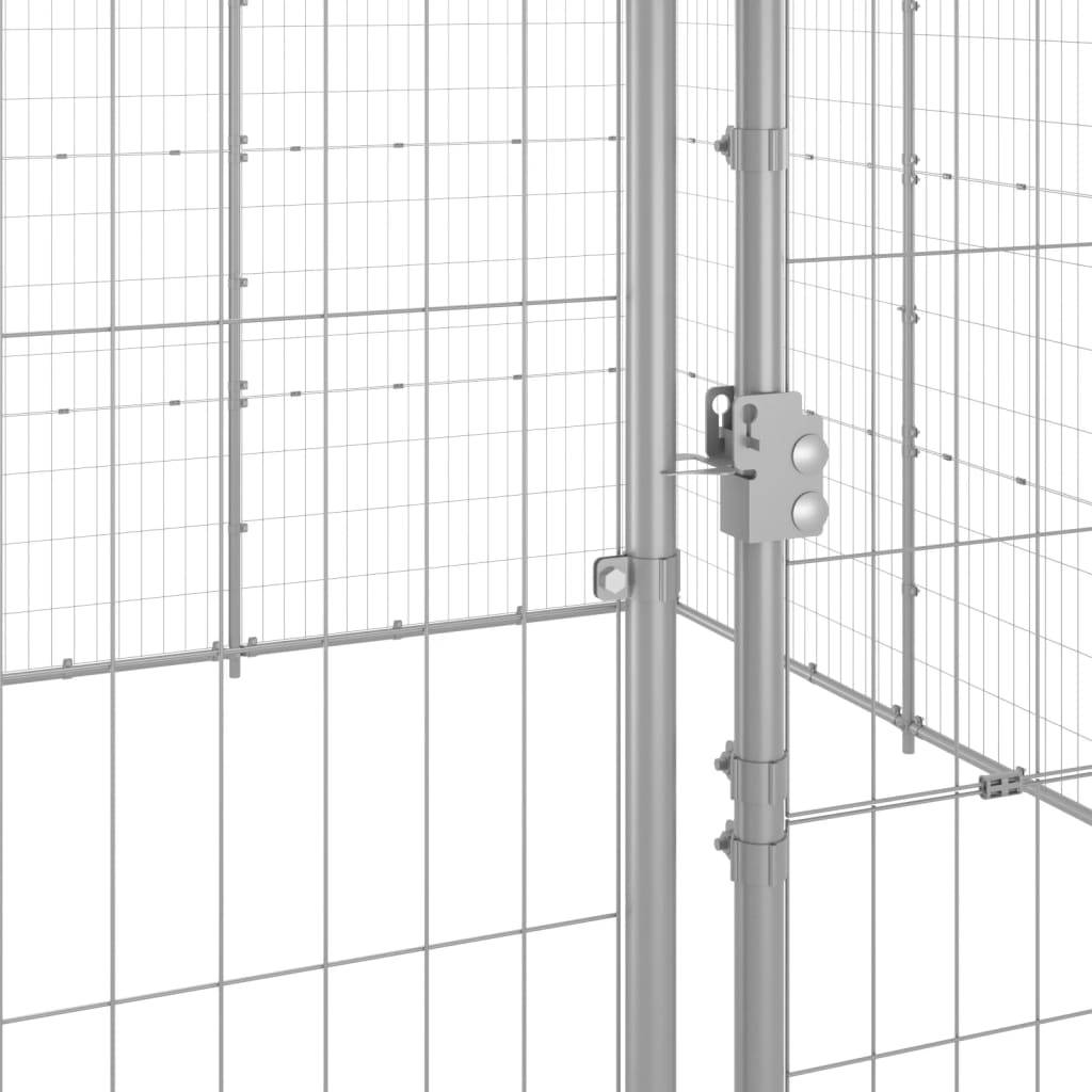 Vidaxl - Chenil extérieur Acier galvanisé 24,2 m² vidaXL 3082319 - Imagen 4