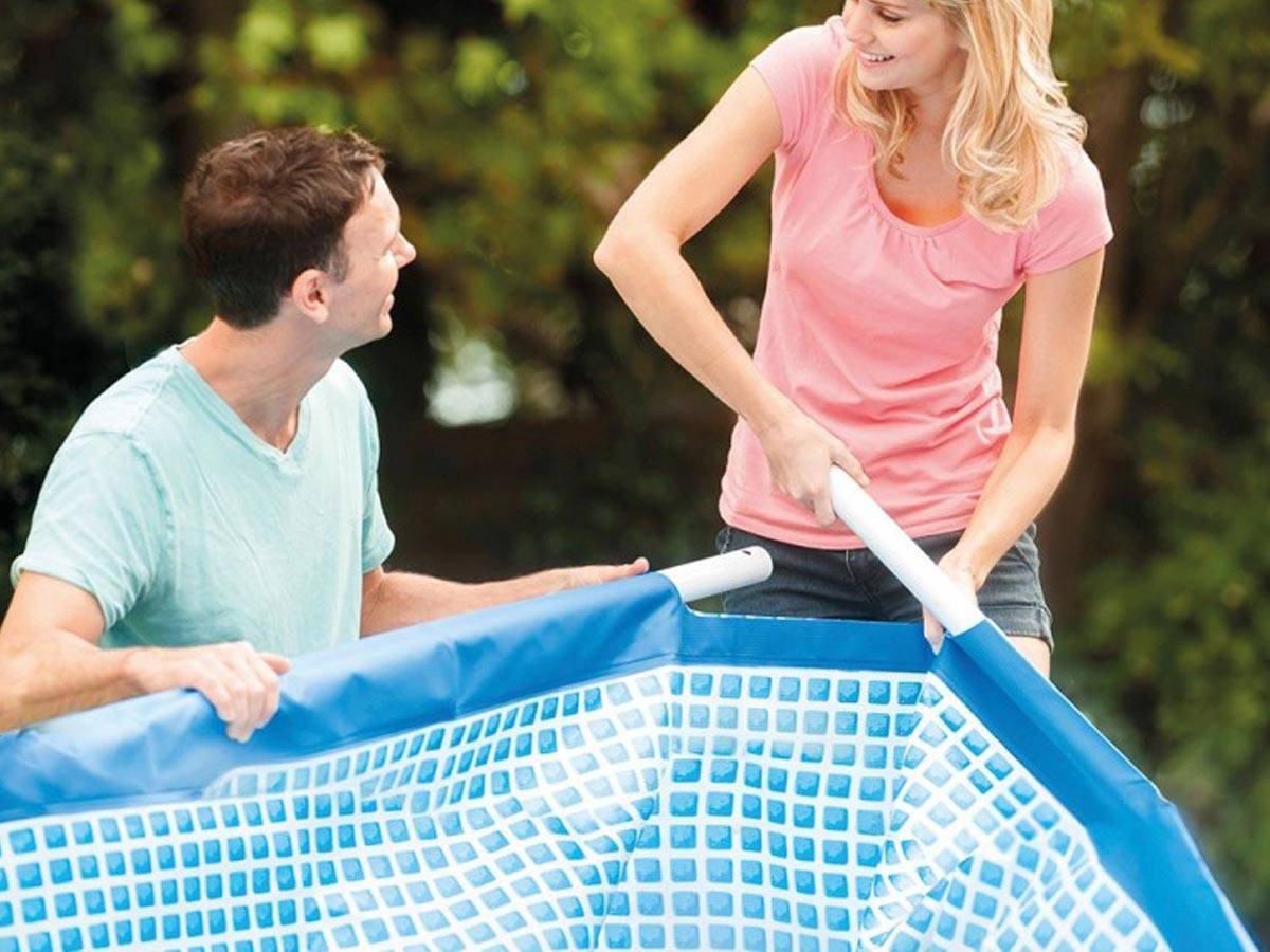 Piscine tubulaire rectangulaire 3x2x0.75m Intex sans accessoire - Imagen 7