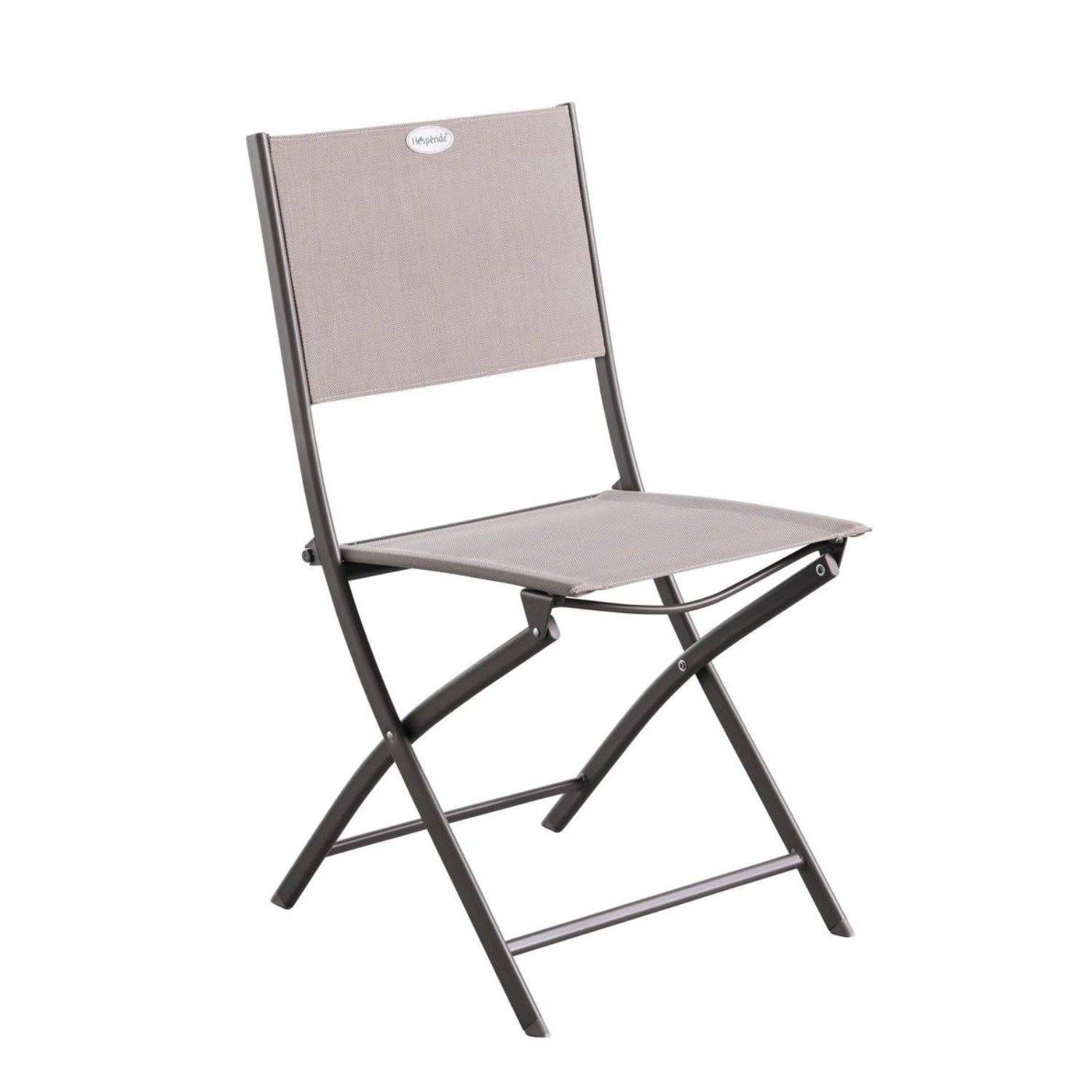 Sans Marque - Lot de 4 chaises de jardin pliables MODULA - Toilinux - Imagen 5