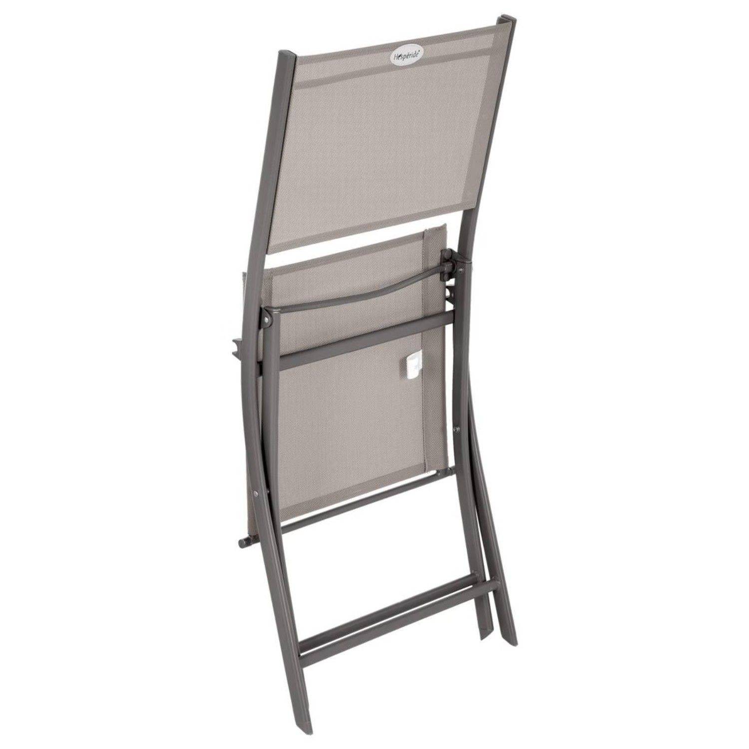 Sans Marque - Lot de 4 chaises de jardin pliables MODULA - Toilinux - Imagen 4