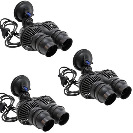 3 Pompes De Brassage 12000 l/h Pour Aquariums Marins Et Récifaux