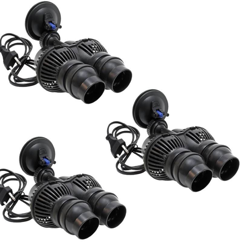 3 Pompes De Brassage 12000 l/h Pour Aquariums Marins Et Récifaux