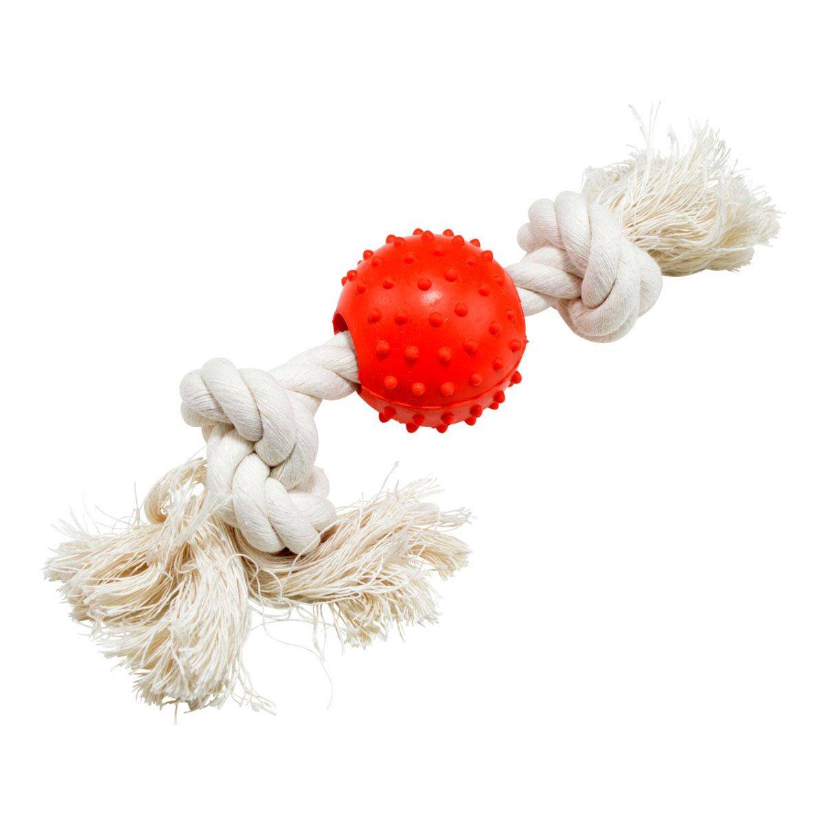 Love Story - Jouet pour Chien "Corde & Balle" 33cm Naturel