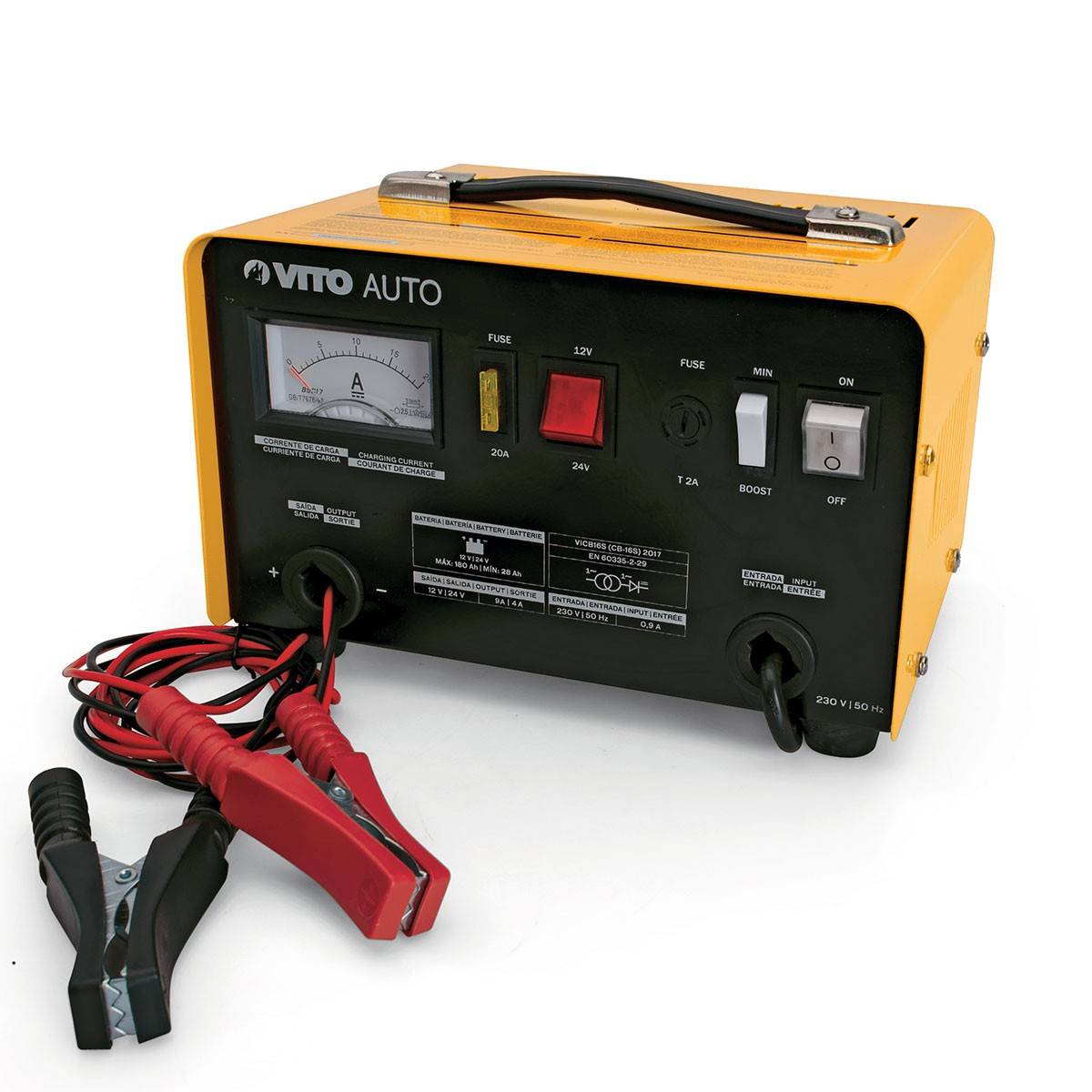 Chargeur de Batterie Auto Poids Lourds 12/24V Capacité 28 - 180Ah VITO - Imagen 1