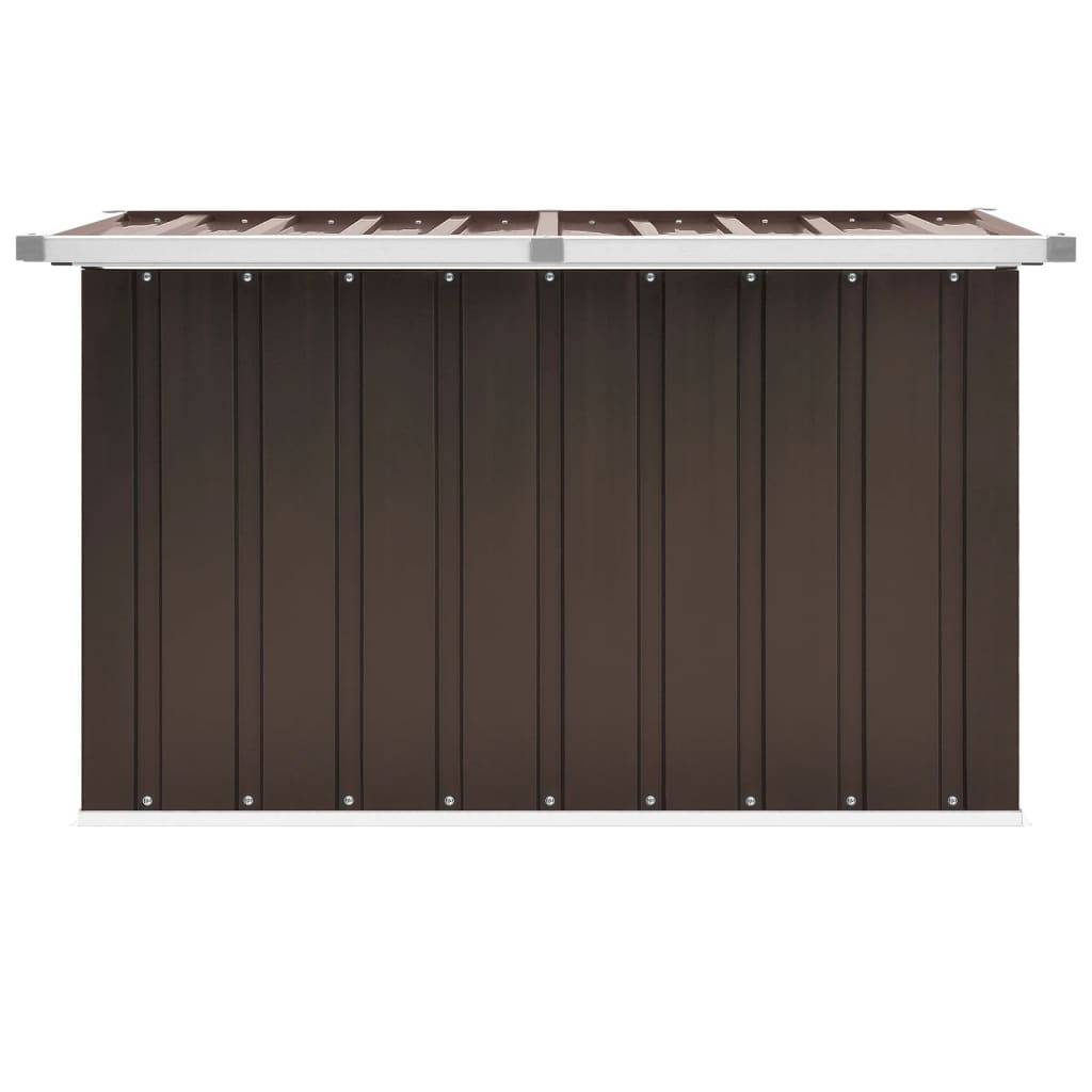 Helloshop26 - Coffre boîte meuble de jardin rangement 109 x 67 x 65 cm marron - Imagen 2