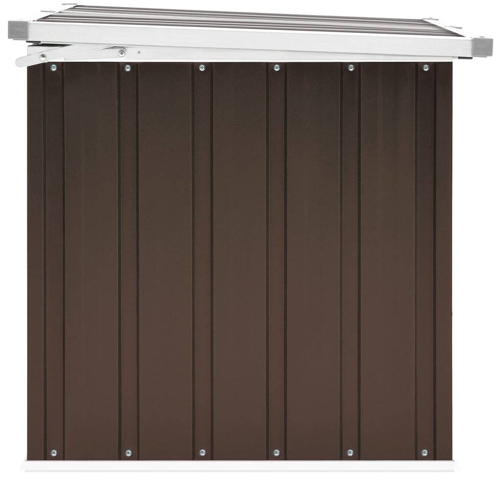 Helloshop26 - Coffre boîte meuble de jardin rangement 109 x 67 x 65 cm marron - Imagen 6