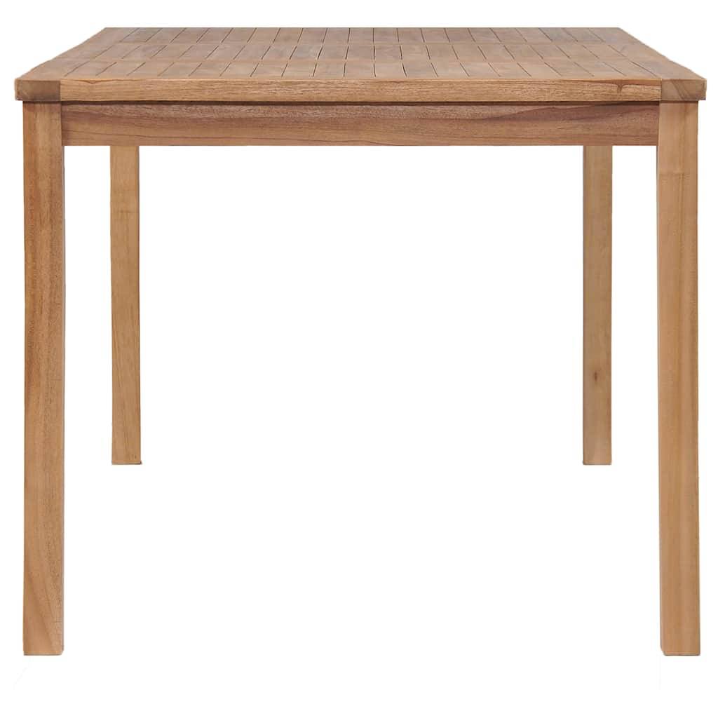 Table de jardin bois de teck solide 150 x 90 x 77 cm - PANGIVO - Image 3