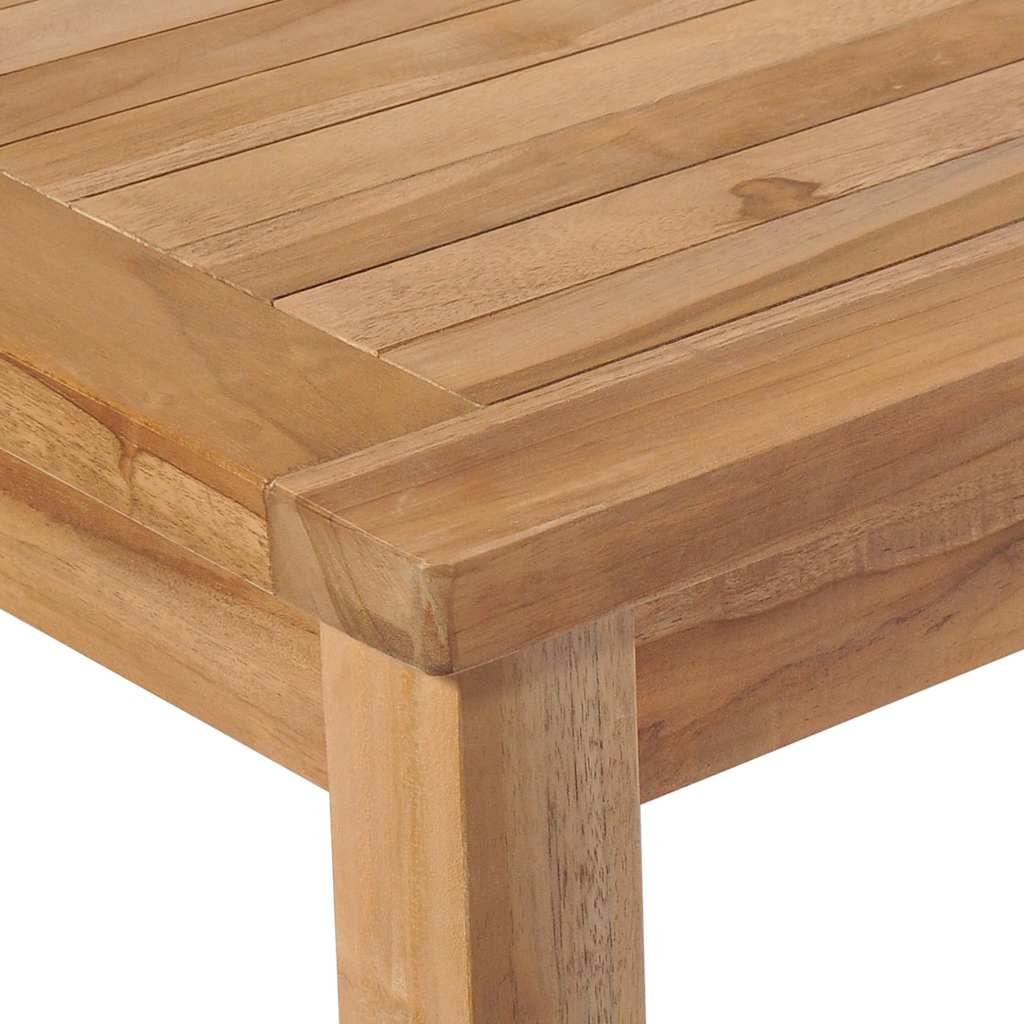 Table de jardin bois de teck solide 150 x 90 x 77 cm - PANGIVO - Image 5