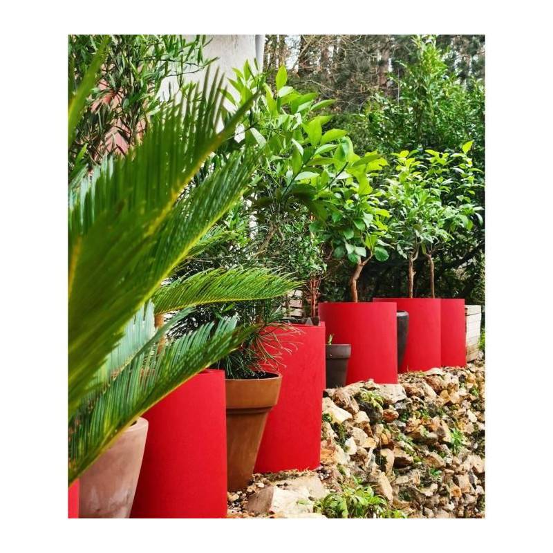 Riviera - Riviera Bac Granit Rond - 40 Cm - Rouge - Imagen 2