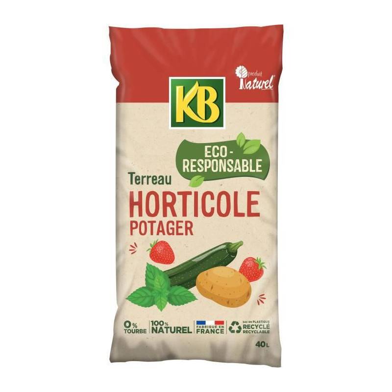 Kb - Terreau Horticole Potager Uab 40l
