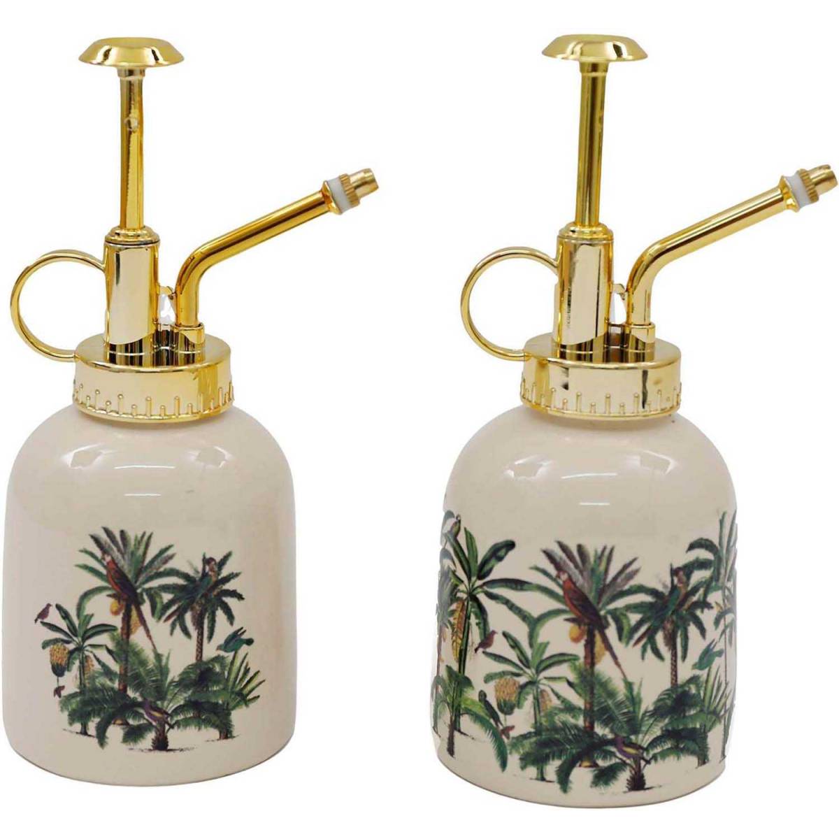 Sil - Humidificateur à plantes en dolomite Palm (Lot de 2) Sil