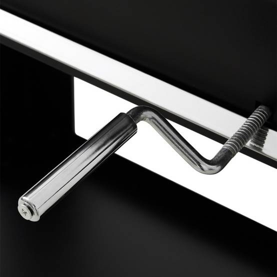Brasero - Barbecue charbon Malaga - BRASERO - Grille acier chromé 72 x 40,5 cm - Cuve charbon ajustable en hauteur avec manivelle, Noir - Imagen 5