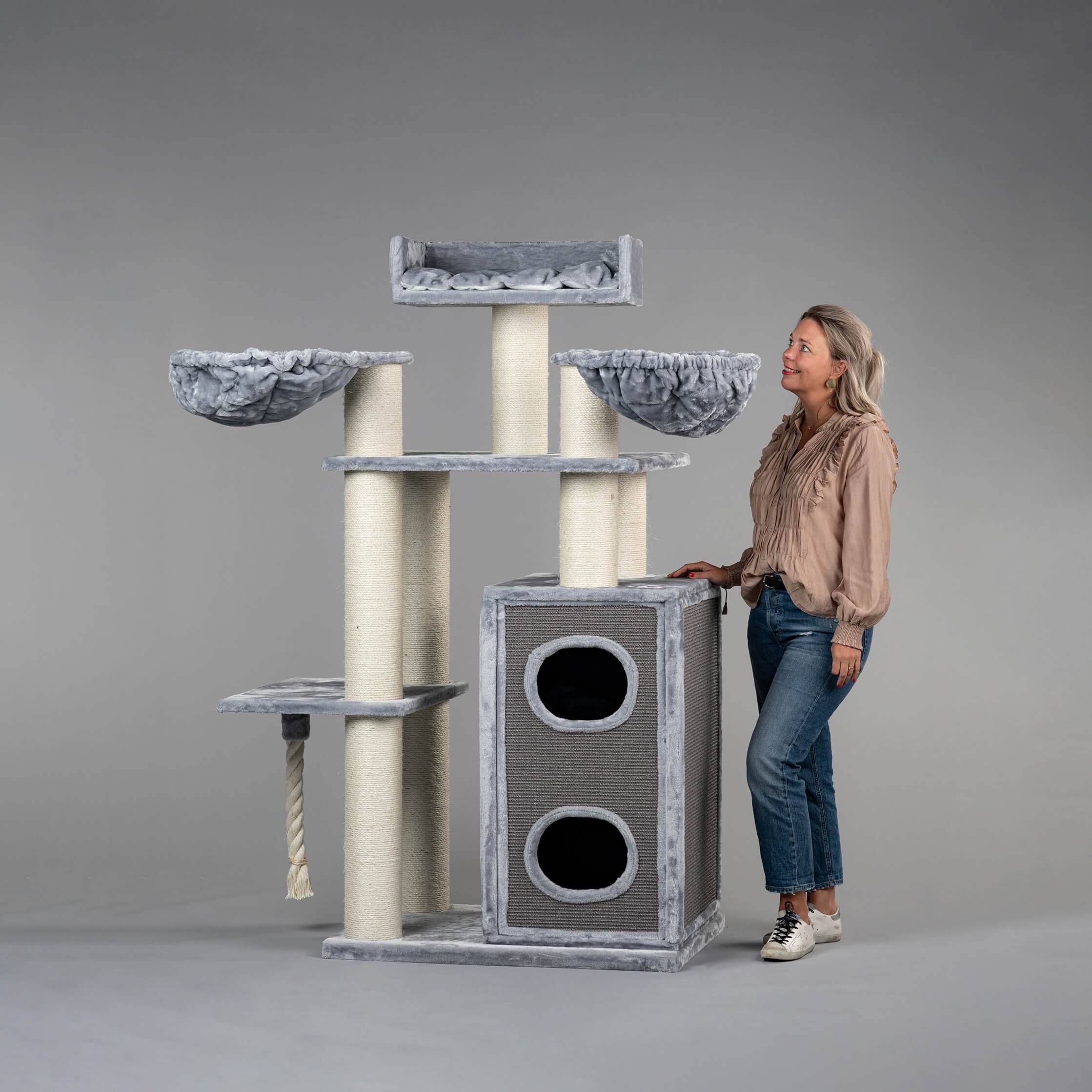 Rhr Concepts Bv - Arbre à chat Cat Paradise (Gris Clair) - RHR Concepts BV - Imagen 2