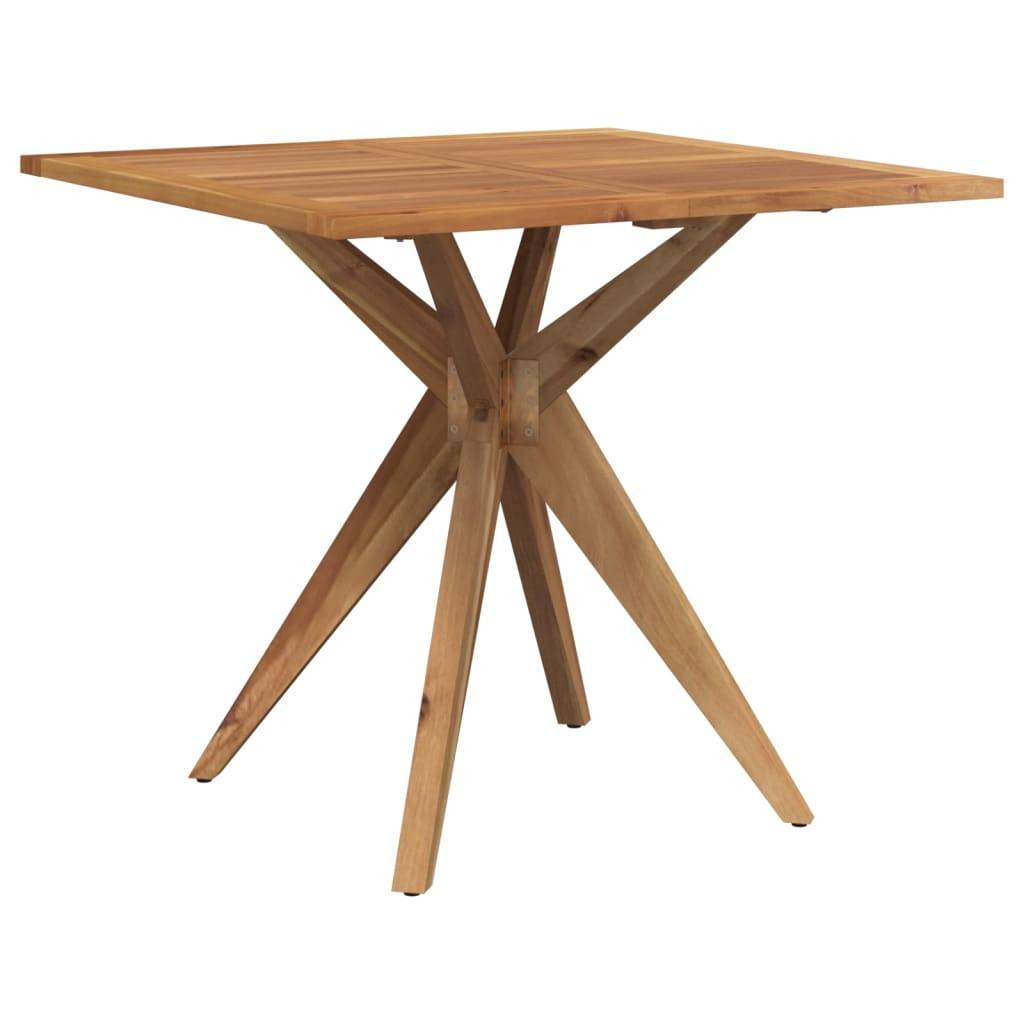 Maison Chic - Ensemble de 5 pcs table de jardin avec chaises - mobilier de jardin Bois d'acacia solide-JU2750 - Image 3