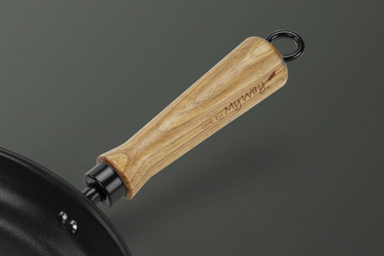 Poêle ovale à poisson - 24 cm - En acier carbone - Compatible toutes plaques de cuisson - Myway - Imagen 3