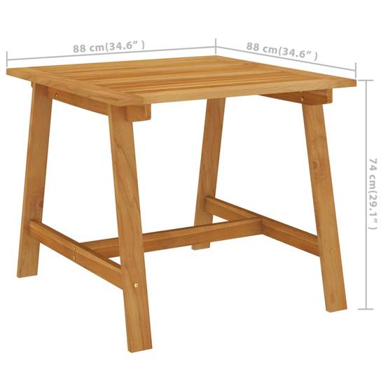 Salon de Jardin 2 Personnes Inclinable Bois et Résine Tressée Gris – ComfortXL Outdoor Living - Image 4