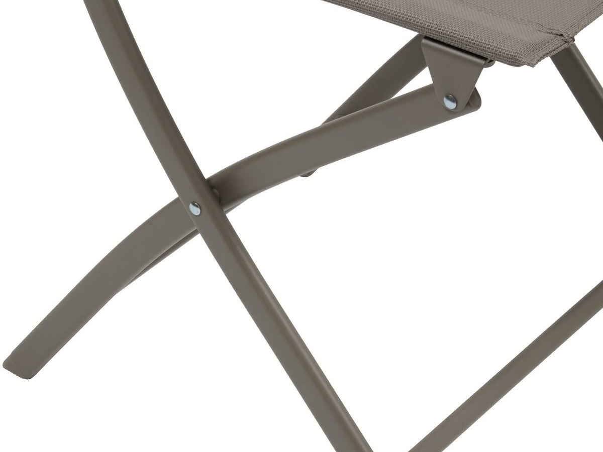 Hesperide - Lot de 4 chaises de jardin pliante métal Modula Café/Noisette - Hesperide - Image 8