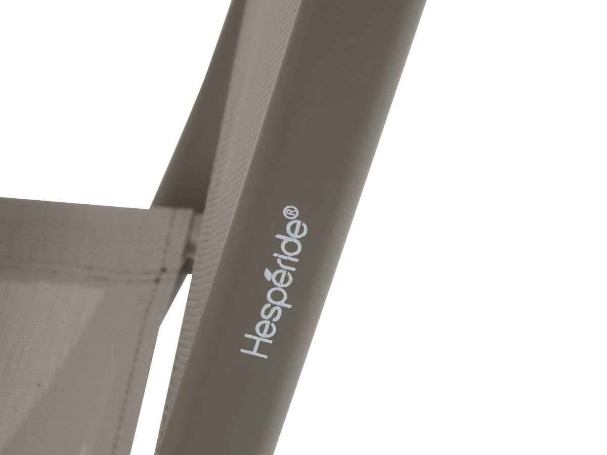 Hesperide - Lot de 4 chaises de jardin pliante métal Modula Café/Noisette - Hesperide - Image 9