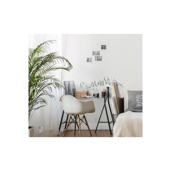 Sticker Plat Déco "Skyline" 50x70cm Noir - Image 2