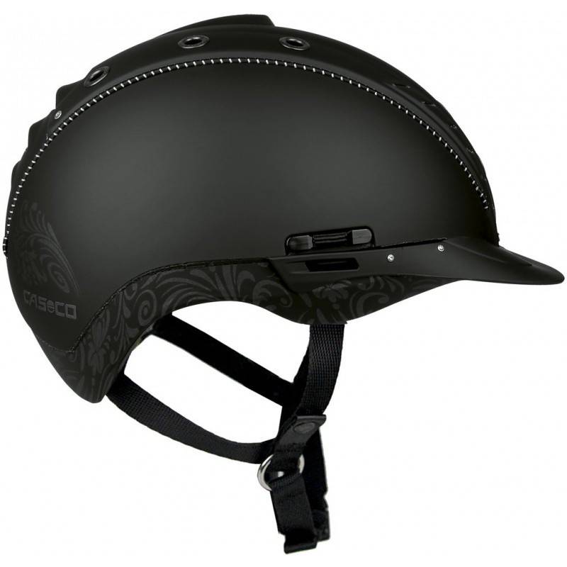 Casque Casco "Mistrall 2" - Noir - Floral - Taille M
