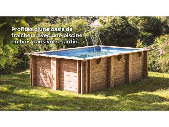 Gré - Piscine en bois traité City L 2 x l 2 m - Image 3