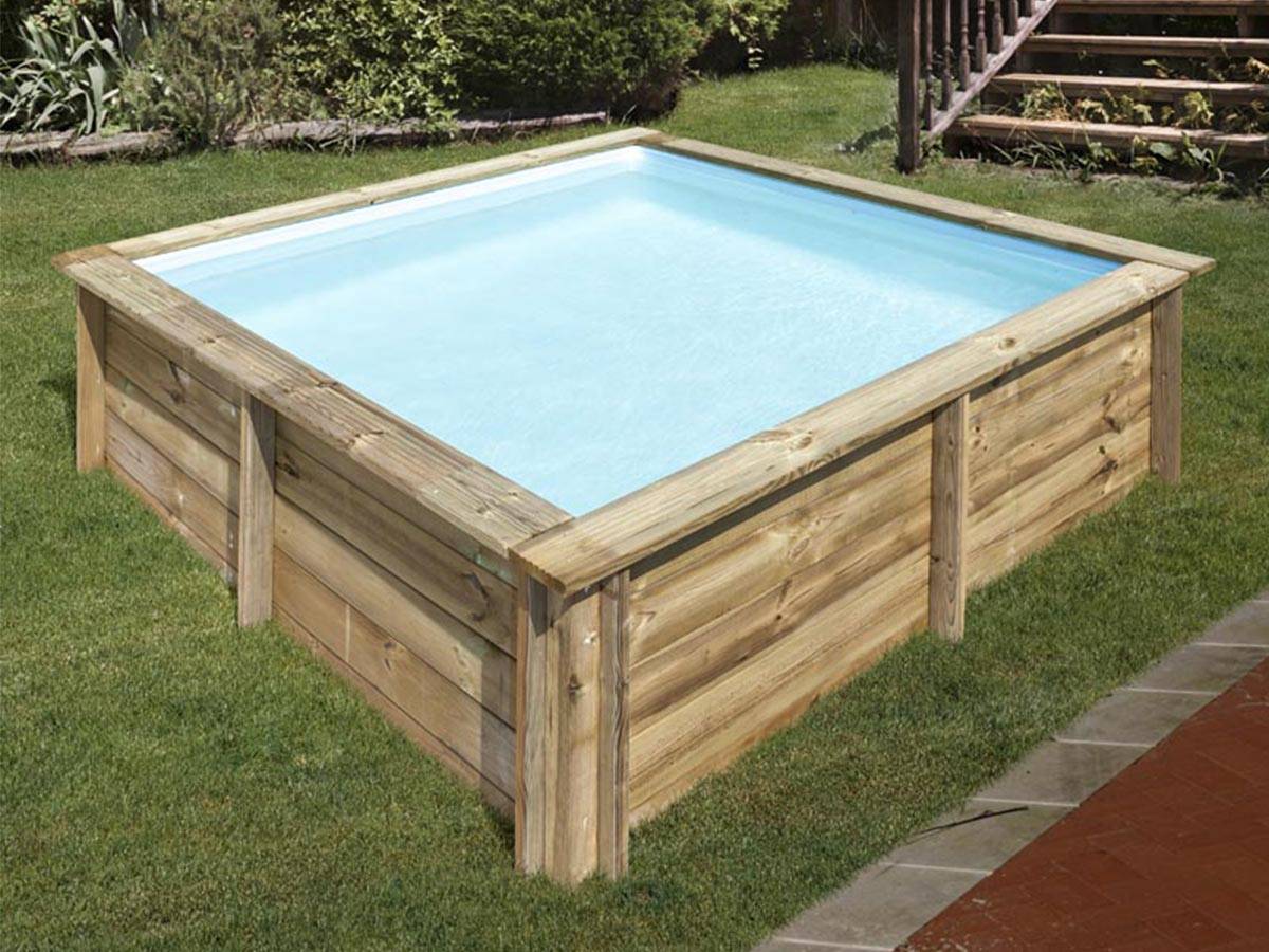 Gré - Piscine en bois traité City L 2 x l 2 m - Image 2