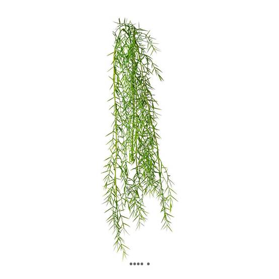 Chute d'asparagus artificiel L 100 cm D 17 cm 3 ramures - Image 2