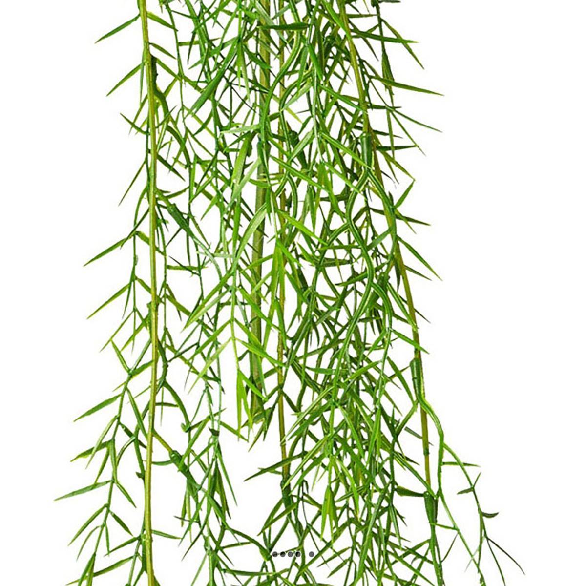 Chute d'asparagus artificiel L 100 cm D 17 cm 3 ramures - Image 3